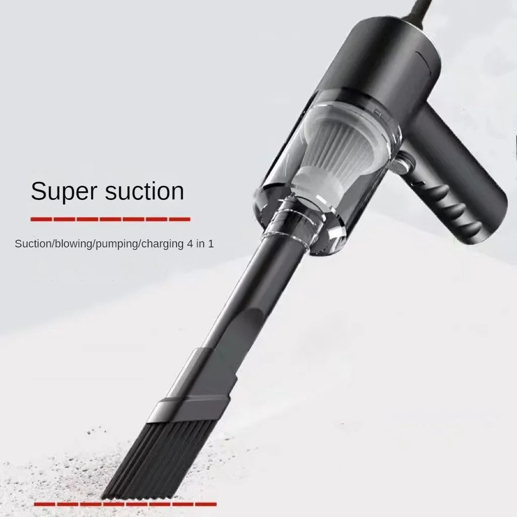 Compact Handheld Car Vacuum – High Power Portable Cleaner for Car & Home